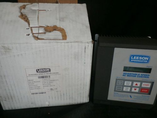 LEESON SPEEDMASTER 174923.00 ADJUSTABLE SPEED AC MOTOR CONTROL