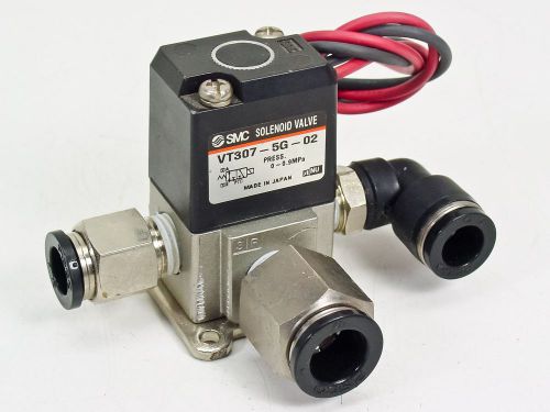 SMC VT307-5G-02 NU 3 Port 24 Volt Direct Operated Solenoid Valve