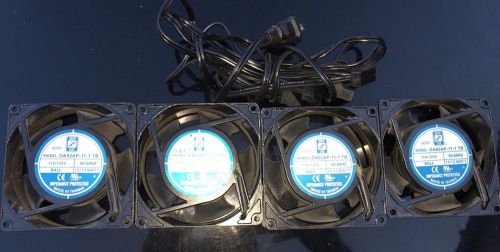 Lot Of 4 Orion OA92AP-11-1TB Fans 120V  Quiet Computer Stealth Grow Hydroponics