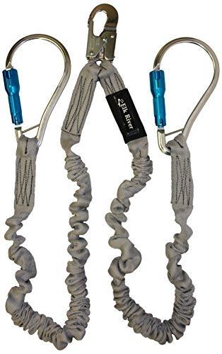 Elk River 35417 FLEX-NoPac Energy Absorbing Lanyard, 4.5&#039; to 6&#039; Polyester Web,