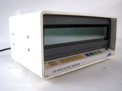 Nihon Kohden KR-5000 Veterinary Vet Animal Patient PH PCO2 Monitor Portable