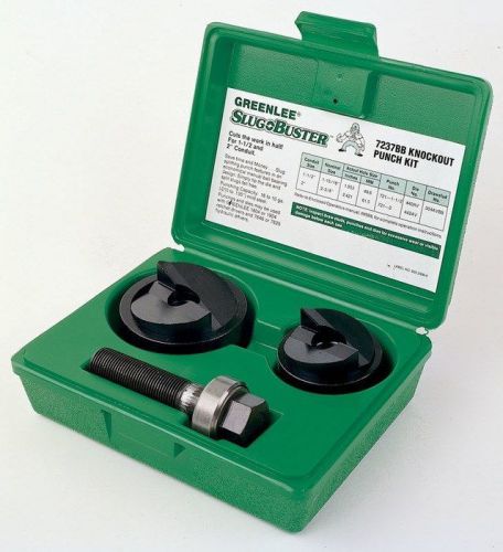 Greenlee punch &amp; die set-1/2&#034;-2&#034;slug buster for sale