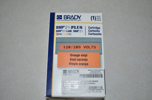 Brady BMP21-PLUS LAB IDPAL LABPAL Black on Orange Cartridge