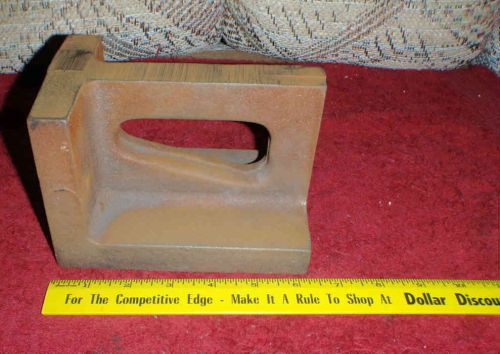 Angle Plate 4&#034; x 4&#034; x 6&#034; Webbed Cast Iron? rough needs maching