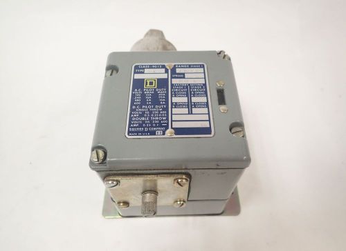 SQUARE D COMPANY 9012-DCW-5 PRESSURE SWITCH 7-70PSI