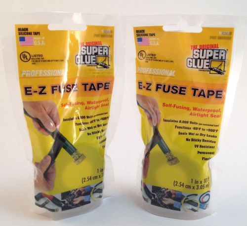E-z fuse tape super glue 2pc 15408 10 ft permanent waterproof air tight for sale