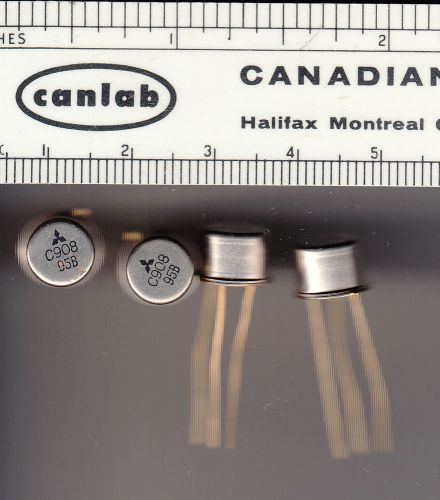 2SC908 Mitsubishi TO-5/TO-39 RF power transistor 1.2 Watt @ 500 MHz