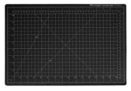 Dahle 10671 Vantage Cutting Mat 12&#034; x 18&#034; Black New