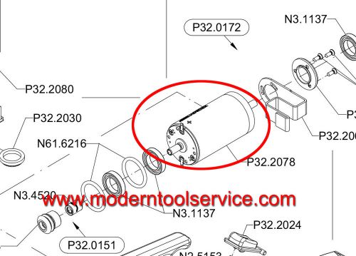 *NEW* FROMM Factory Motor for P327 &amp; P326 P32.2078 P-327 P-326  signode orgapack