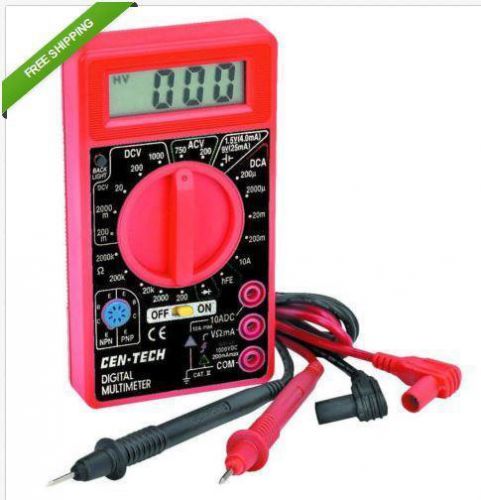 NEW DIGITAL AC-DC VOLTMETER AMPMETER OHMMETER MULTIMETER TESTMETER