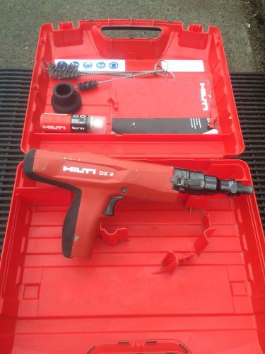Hilti dx 2 powder-actuated fastening tool + spare parts complete hardly used! for sale