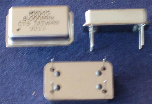 CTS 8.000Mhz MX045 CRYSTAL CLOCK OSCILLATOR ( Qty 10 ) *** NEW ***