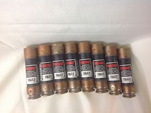 Bussman Fusetron FRN-R-35 35 AMP 250V Class RK5 Dual Element (Lot Of 8)