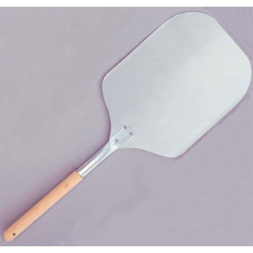 Pizza Peel, Aluminum Blade With Wood Handle. Blade size 12&#034; X 14&#034;