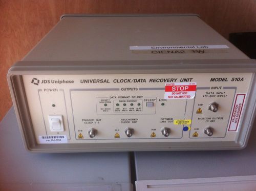 JDSU 510A UNIVERSAL CLOCK / DATA  RECOVERY UNIT