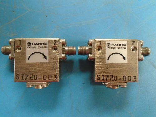 Harris Farinon Ferrites S1720-003 Isolator Lot of 2