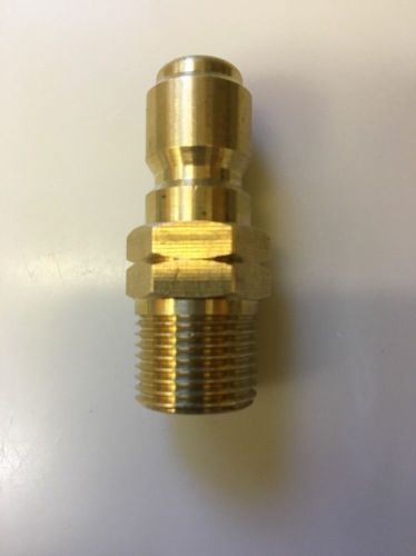 Pressure washer brass quick coupler plug 3/8&#034; male pipe thread brass 2800psi for sale