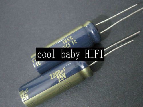 12pcs Panasonic   FC 2200mfd 25v 2200uf 12.5x35mm audio electrolytic capacitor