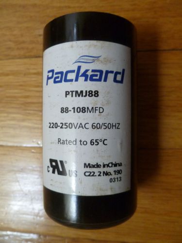 Motor Start Capacitor 88-108 MFD uF 220-250VAC HVAC Cap Cat # PTMJ88