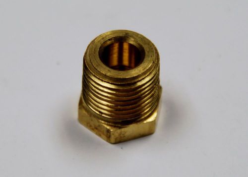 Brass Fittings: Brass Reducing Bushing Size 3/8&#034; x 1/8&#034; Quantity 25