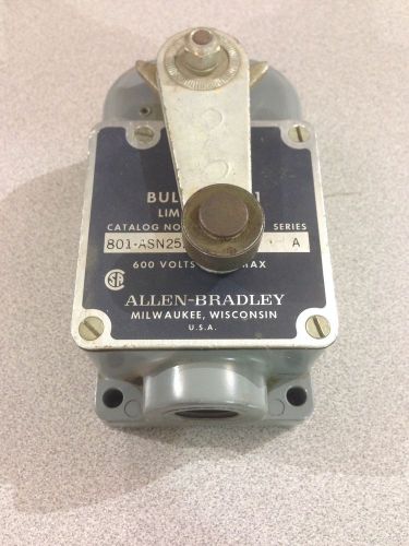 NEW NO BOX ALLEN-BRADLEY LIMIT SWITCH 801-ASN25X SERIES A