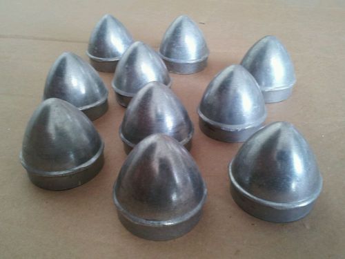 Chain link fence post acorn caps (10pc) aluminum. fits 1-7/8&#034; or 2&#034; fence post for sale