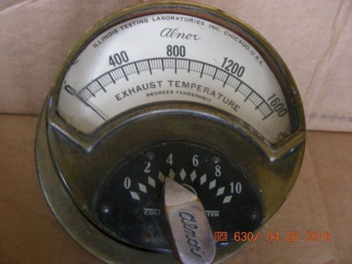 ALNOR,ILLINOIS TESTING LABORATORIES STEAM ENGINE TEMPERTURE  GAUGE