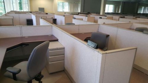 Cubicles (80) Allsteel 6x8 Low Cubicles