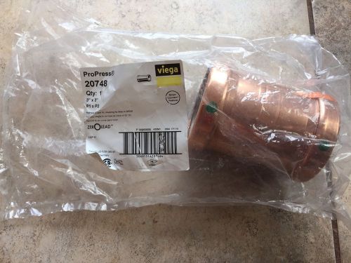 ProPress 20748 3&#034; Copper XL Coupling No Stop w EPDM