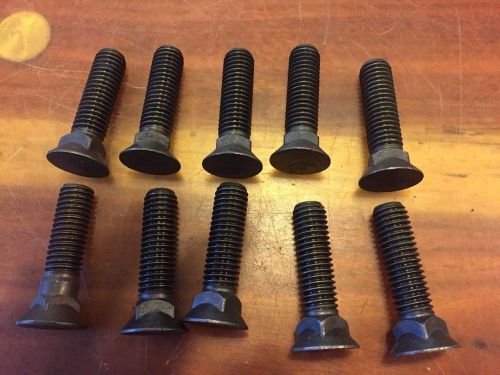 Plow Bolts Grade 5     1/2-13 X 2&#034; Lot Of 10