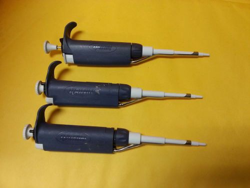 3X RAININ  Adjustable Volume Pipet .lite L20