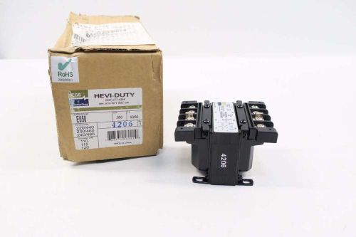 NEW EGS E050 HEVI-DUTY 0.050KVA 240/480V-AC 110/120V-AC TRANSFORMER D530817