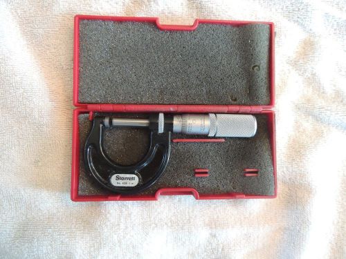 STARRETT No. 436 0&#034; - 1&#034; MICROMETER