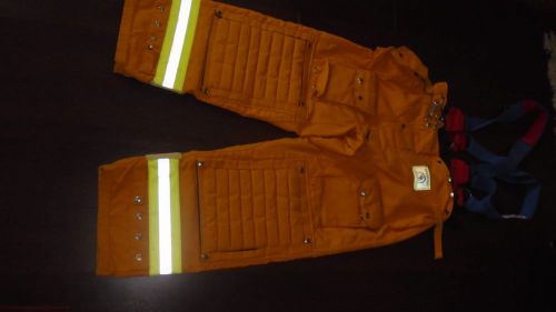 Morning Pride Yellow Bunker Turnout Pants New 38W x 30L Manu.Date 2006 LNC