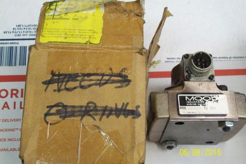 MOOG INDUSTRIAL 2 STAGE HYDRAULIC FLOW CONTROL SERVO VALVE SER. 168,  760-853A