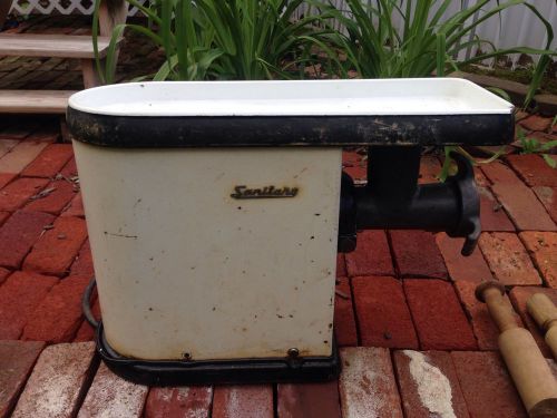 VINTAGE HEAVY DUTY COMMERCIAL SANITARY MEAT GRINDER BUTCHER SHOP SAUSAGE