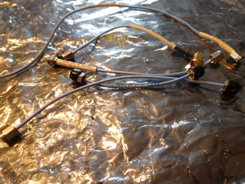 Qty 5 SMA to SMA RF Cables Astrolabes Minibend  14.5&#034; 7&#034; 6&#034; 4&#034;