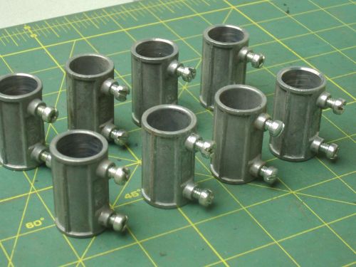 Regal 711 emt rigid set screw coupling 1/2&#034; zinc (qty 8) #56755 for sale