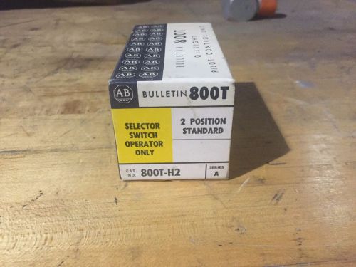 NEW ALLEN BRADLEY 800T-H2 SELECTOR SWITCH OPERATOR