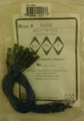 GRI Resistor Pack Model 6644 2-1k EOL Res. 2-1K 1/8 Watt resistor packs