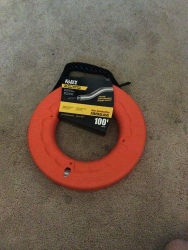 Klein Tools 100 ft. Non-Conductive Specialty Fiberglass Fish Tape New 56023