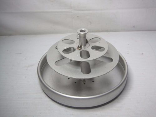 1213 round stainless test tube centrifuge holds 6 test tubes free ship cont usa for sale