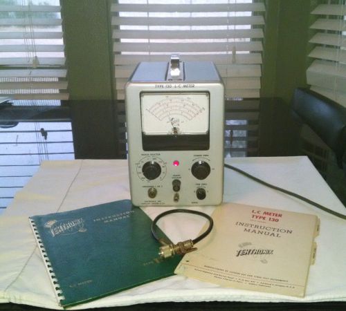 TEKTRONIX TYPE 130 L-C METER WITH MANUALS