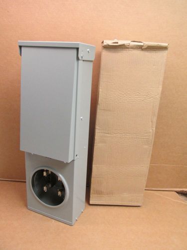 Nib siemens meter power outlet panel 60 amp 1 phase 3 wire 120/240v 20 a gfi 3r for sale