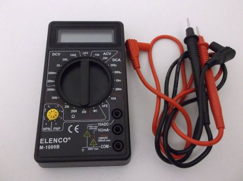 Elenco Digital Multi-meter Model M-1000B