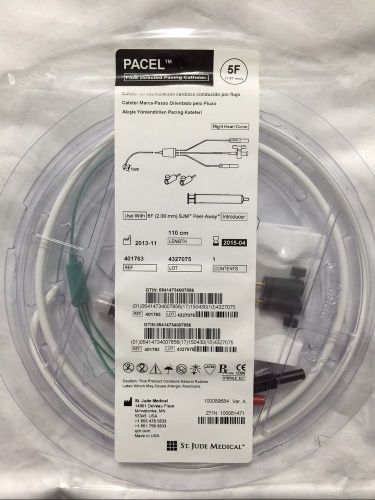 St. jude medical 401763 pacel 5f (1.67mm) x 110cm flow directed pacing device for sale