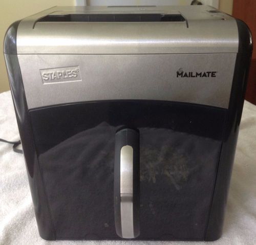 Staples MAILMATE crosscut shredder SPL-727MM compact Stainless