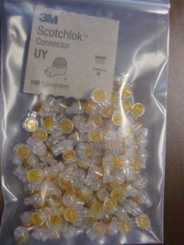 Scotchlok UY connector Butt ROHS Category 5 NIB 100 Yellow Connectors