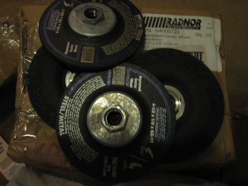 5 Radnor Grinding Disc 4-1/2 X 1/8 X 5/8-11 Type 27 A24R