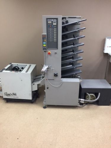 HORIZON MC 80 COLLATOR STITCH AND FOLD BOOKLETMAKER TRIMMER duplo bourg